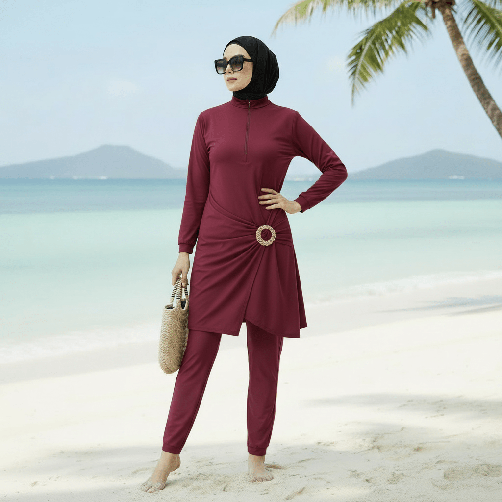 3-Piece Modest Burkini Set(MB024)
