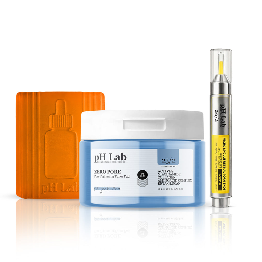 PHLab Dark Spot Correcting Skincare Bundle, 3-Piece Routine