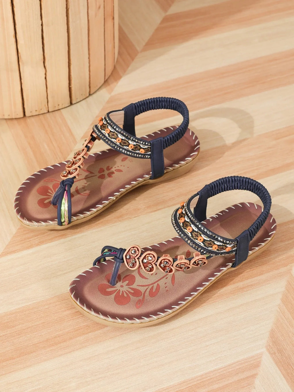 Women's Sandals Bohemian Sandals Outdoor Soft Sole Beach Sandals Platform Lightweight Women Casual Shoes Flat Plus Size Sandal