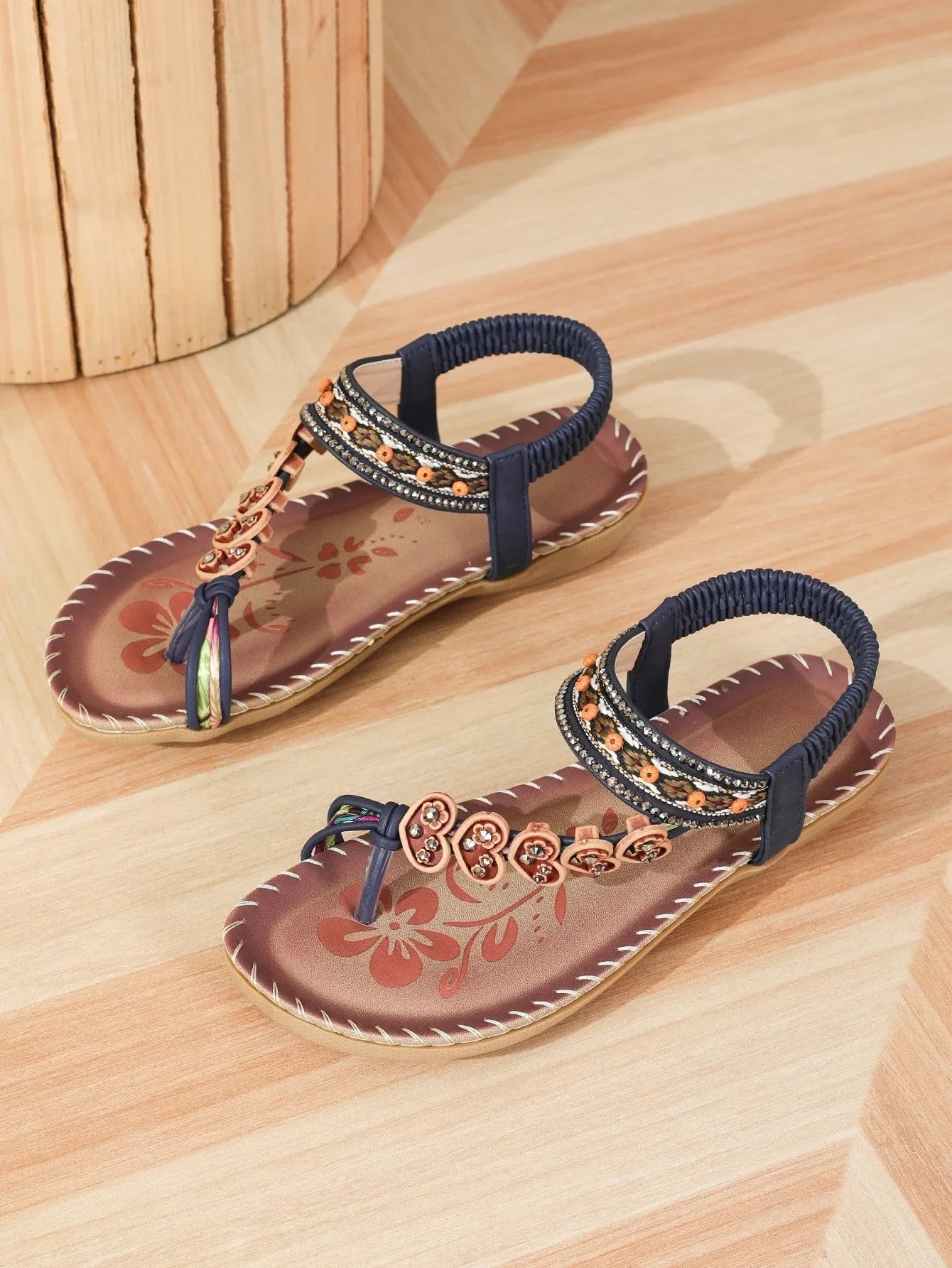 Women's Sandals Bohemian Sandals Outdoor Soft Sole Beach Sandals Platform Lightweight Women Casual Shoes Flat Plus Size Sandal