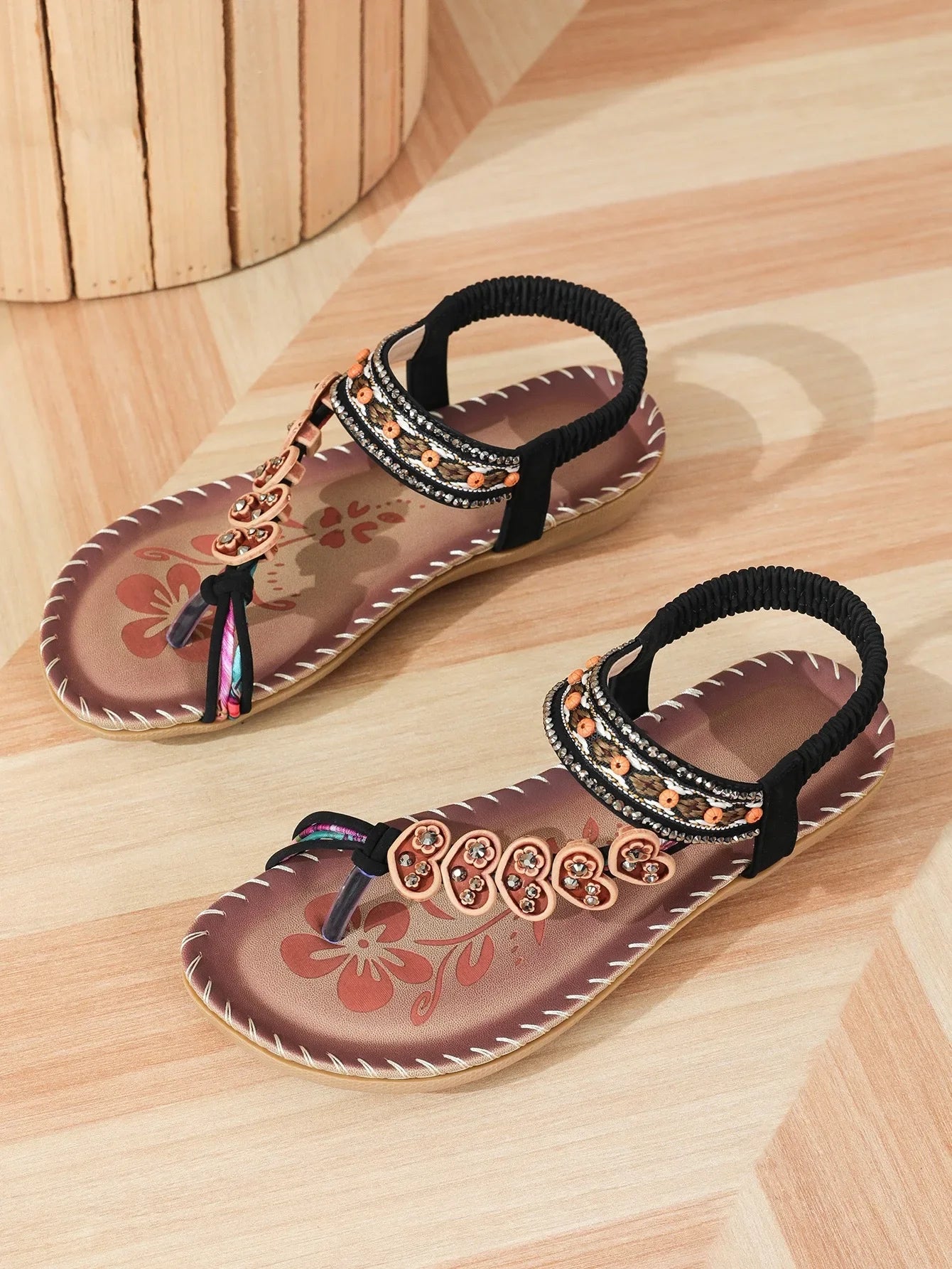 Women's Sandals Bohemian Sandals Outdoor Soft Sole Beach Sandals Platform Lightweight Women Casual Shoes Flat Plus Size Sandal