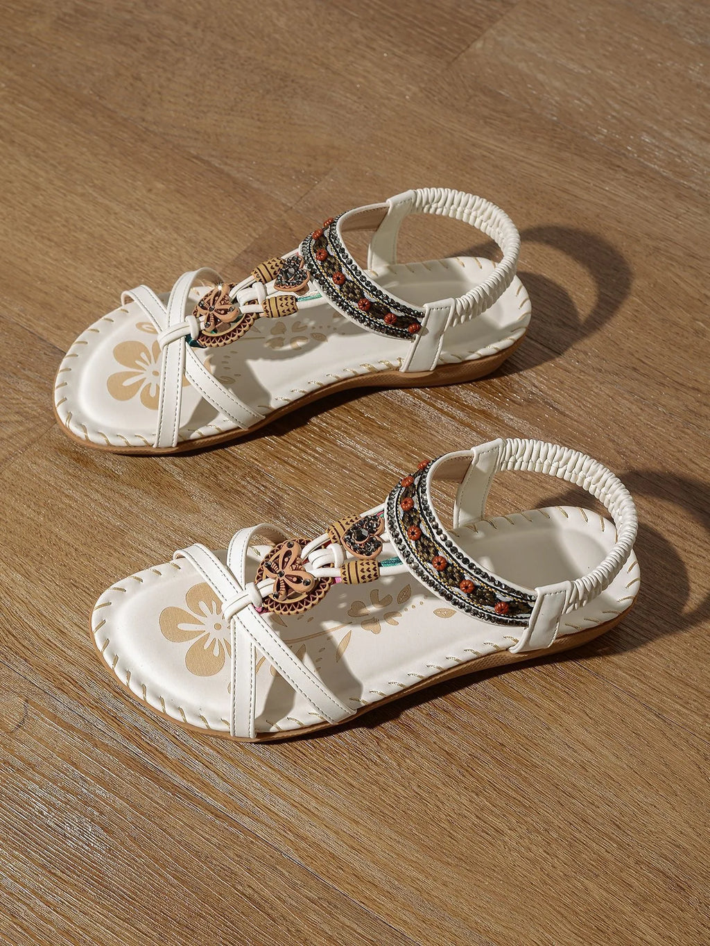 Women's Sandals Bohemian Sandals Outdoor Soft Sole Beach Sandals Platform Lightweight Women Casual Shoes Flat Plus Size Sandal