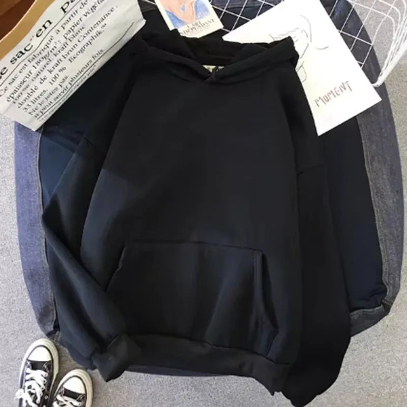 Women's Casual Hoodie with Angel Wings Graphic Drawstring Detail Kangaroo Pocket Perfect for Fall  Winter Playful Design Trendy