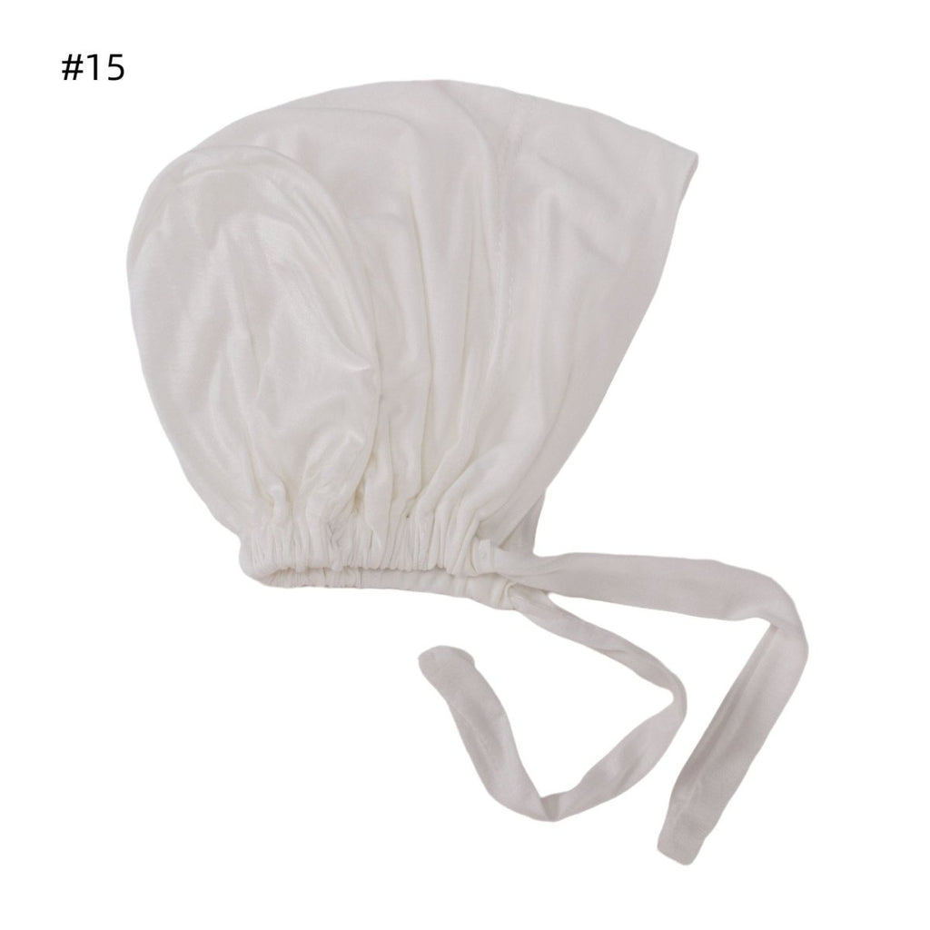 Adjustable Cotton Under Scarf Cap - Breathable Anti-Slip Headband Base for Hijab (MH125)