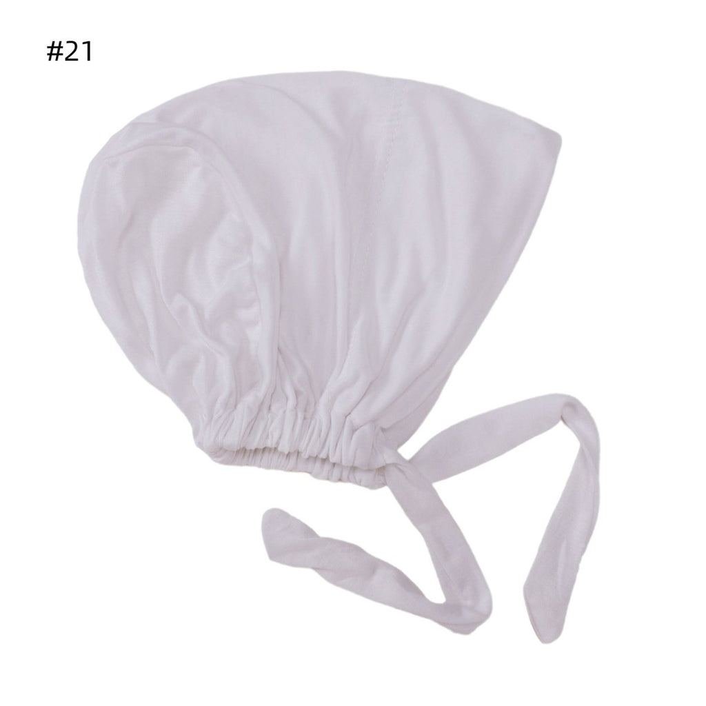 Adjustable Cotton Under Scarf Cap - Breathable Anti-Slip Headband Base for Hijab (MH125)