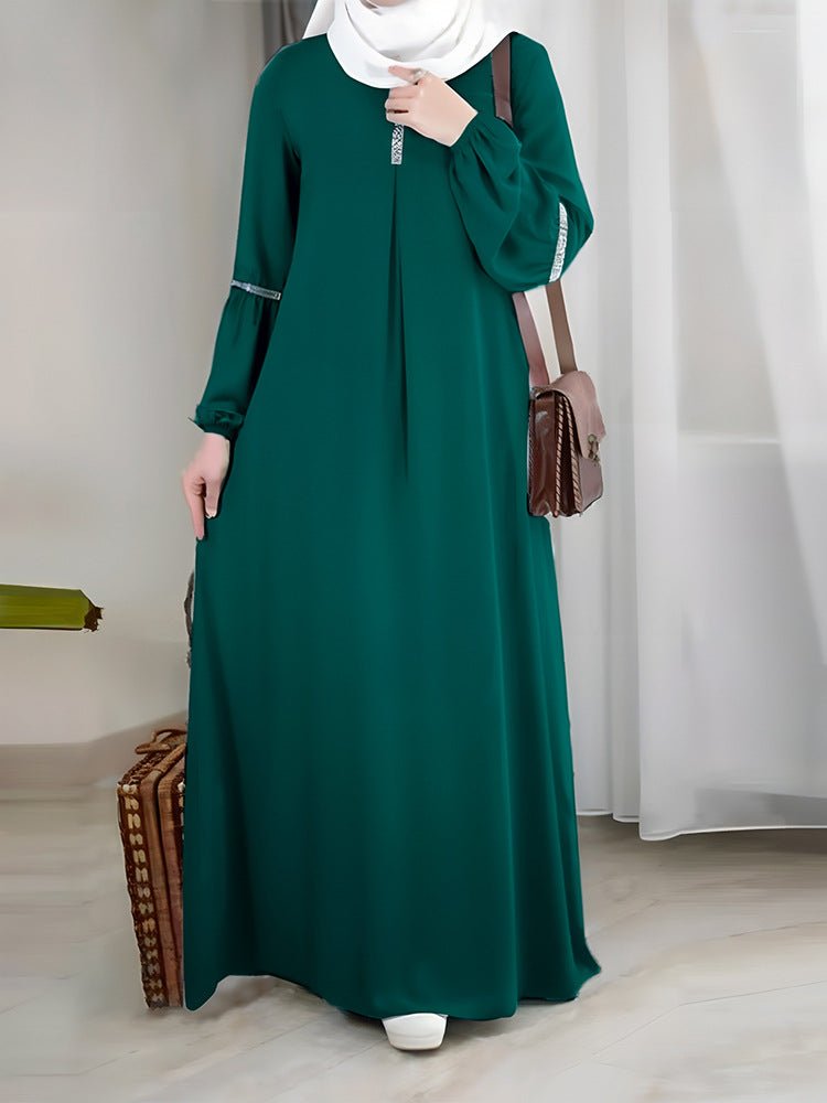 Casual Versatility Abaya with Delicate Sequin Details (MA150)