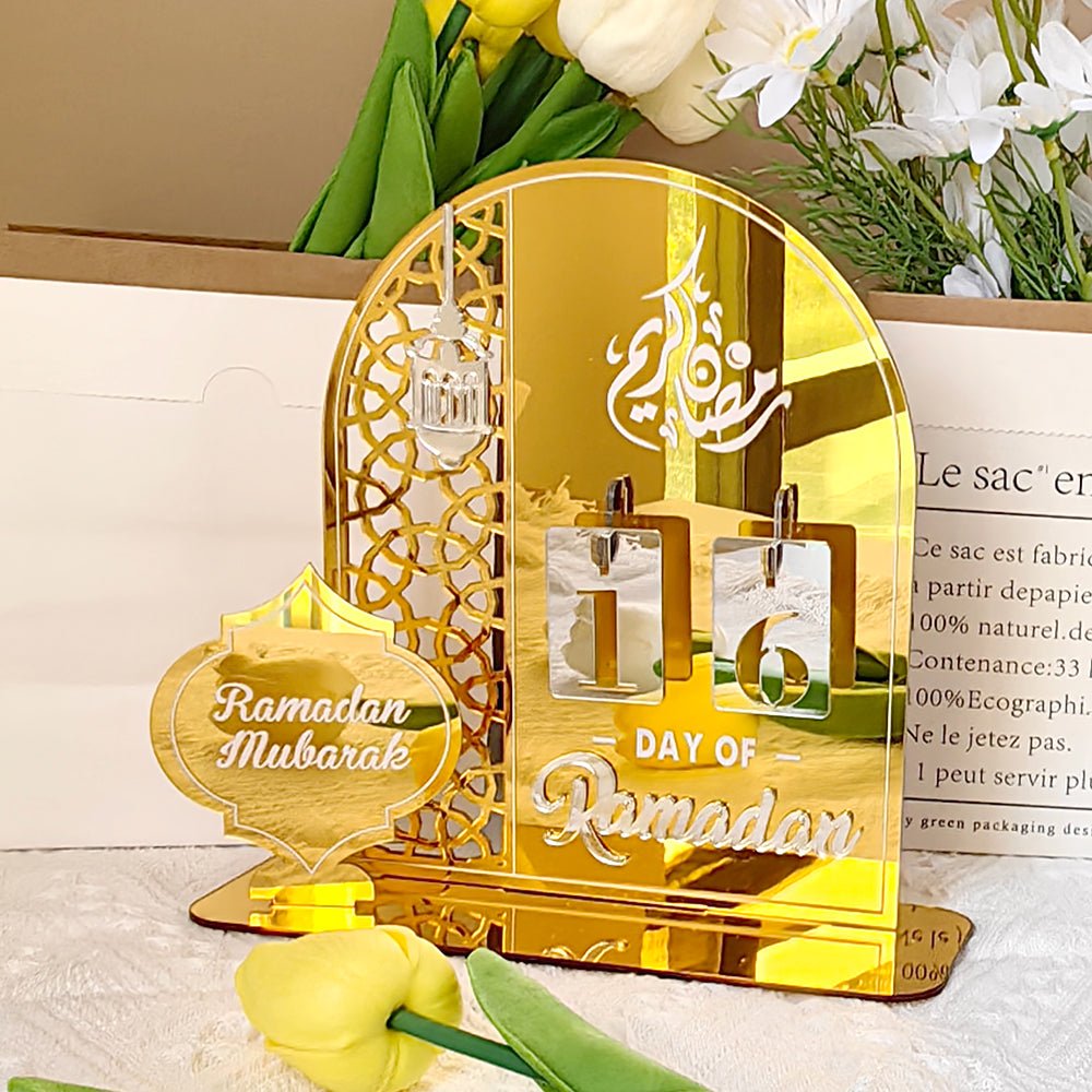 Creative Ramadan Countdown Acrylic Ornament (MAC381)