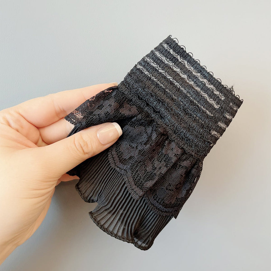 Double Layer Lace Ruffle Cuff Sleeves (MAC421)