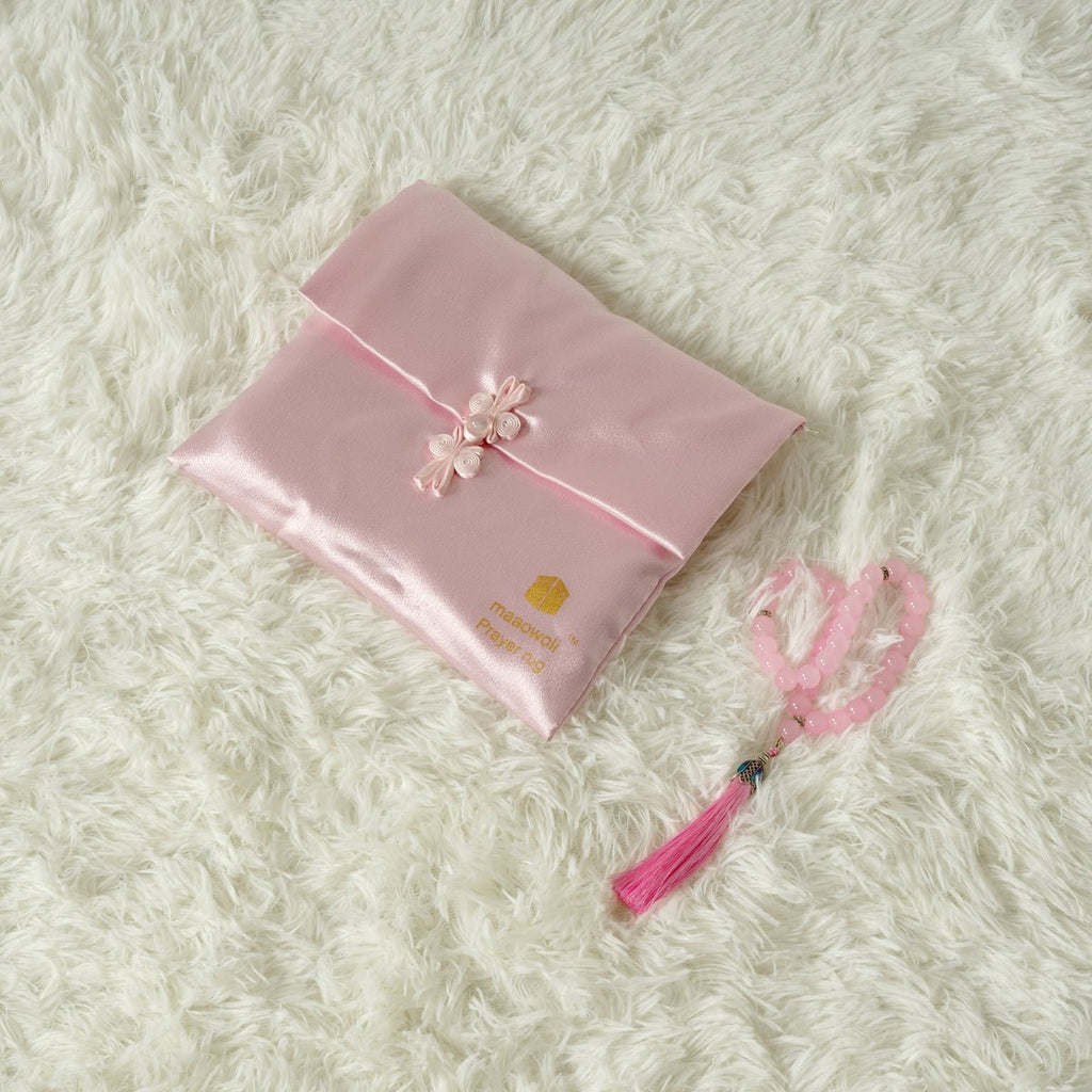 Eco-Friendly elegant Prayer Mat & Tasbeeh sets(MR066)