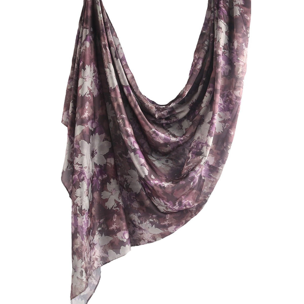 Elegance Satin Marble Print Hijab (MH172)