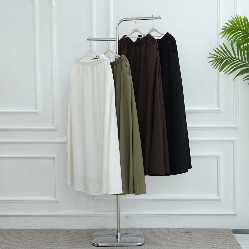 Asymmetric Tunic Top & Maxi Skirt Set | Modest Two-Piece Outfit (MS184)