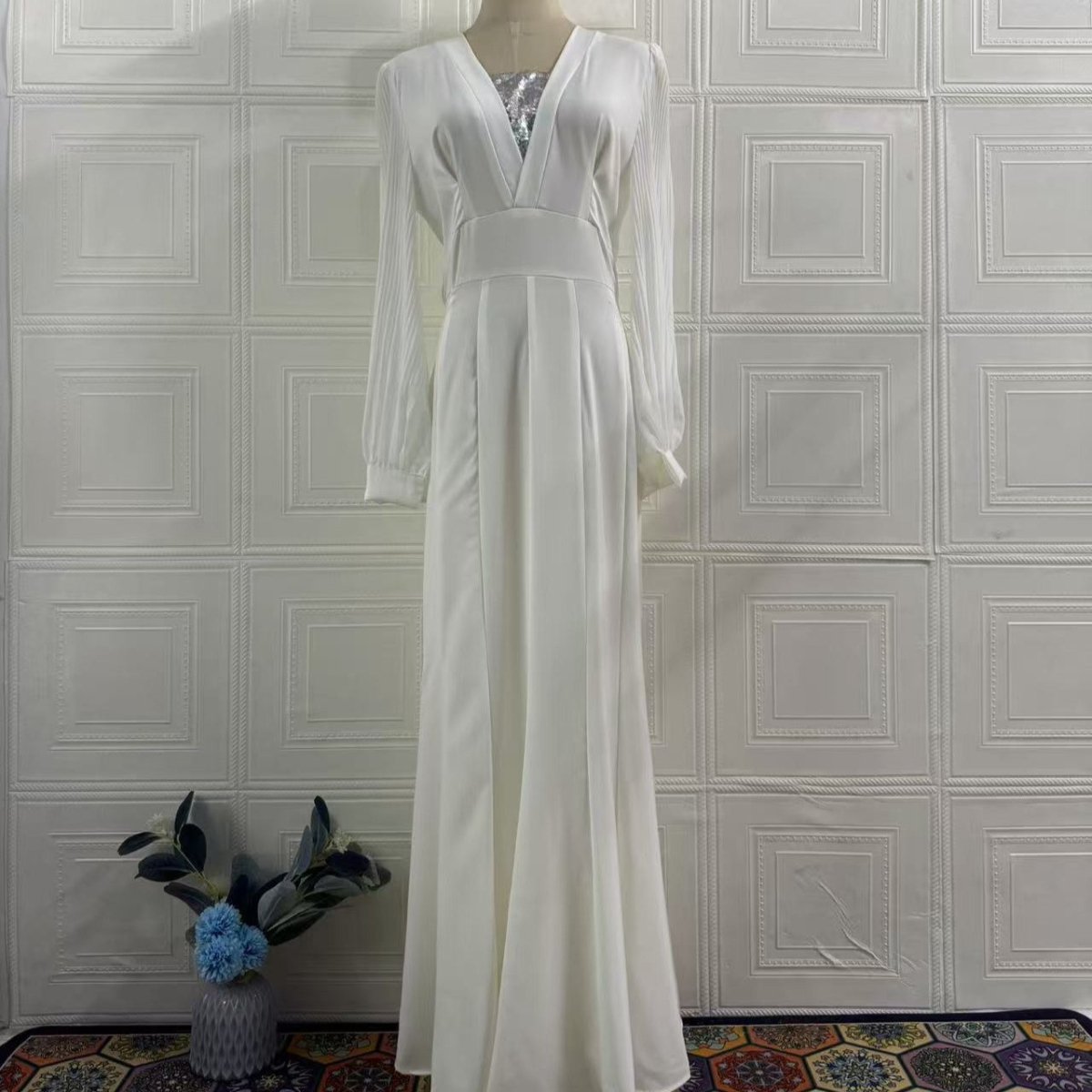 Elegant Empire Waist Formal Dress(MS340)