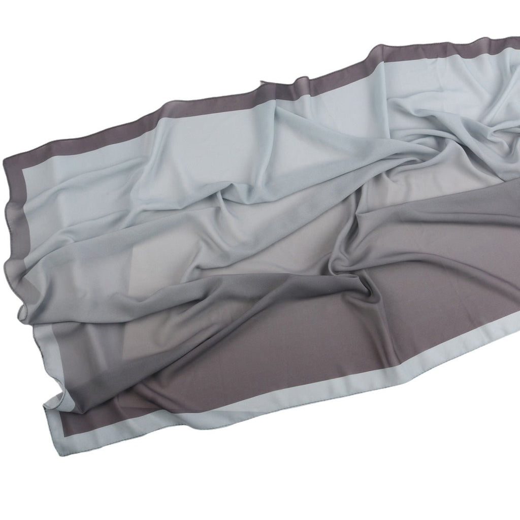 Elegant Printed Chiffon Hijab Scarf Bohemian Style Breathable Sun Protection Wrap (MH136)