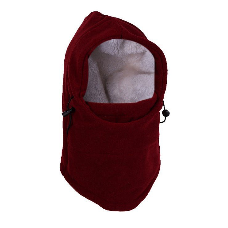 Fleece-Lined Winter Balaclava | Full Face Ski Mask with Adjustable Hood(MAC306)