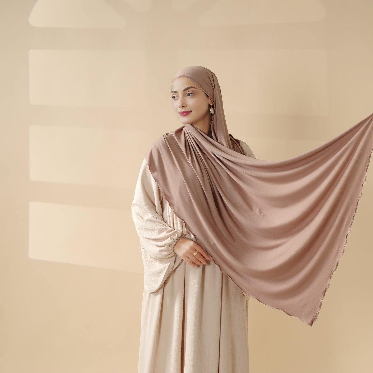Perfect Hijab for Eid: Premium Modal Jersey Long Scarf – Soft, Breathable & Elegant (MH105)