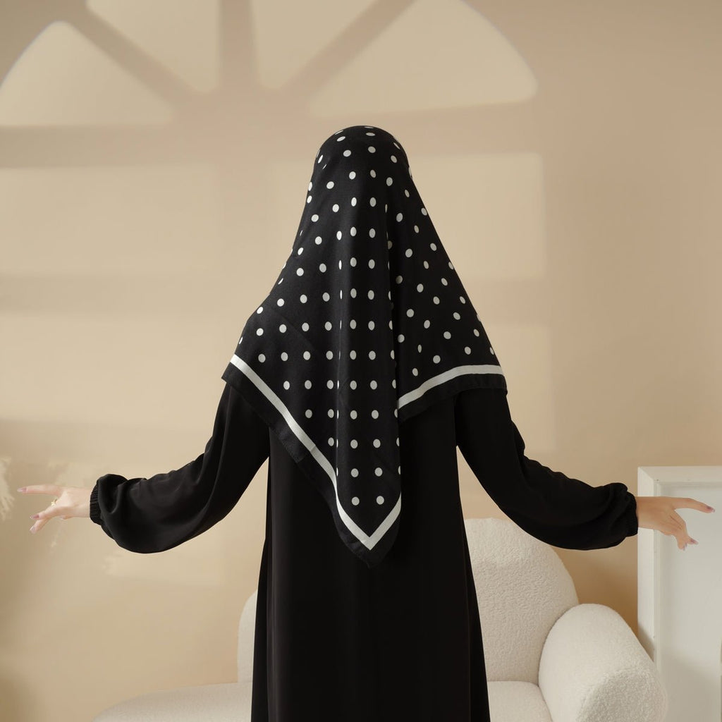 Imitation Cashmere Square Hijab (MH091)