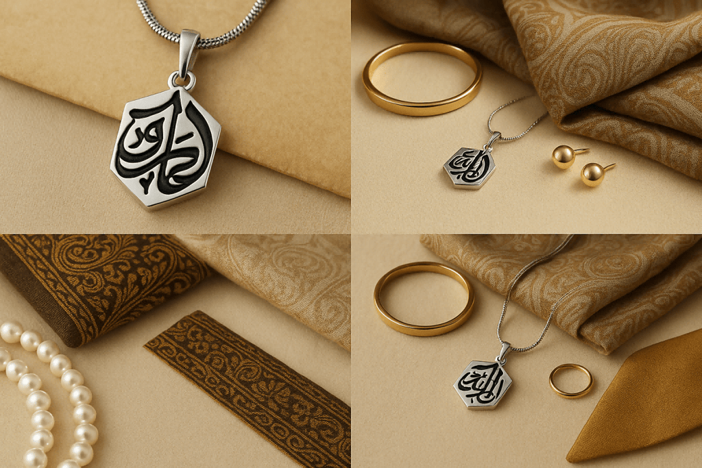 Islamic Geometric Pendants | Islamic Charms Pendants Collection (MAC271)
