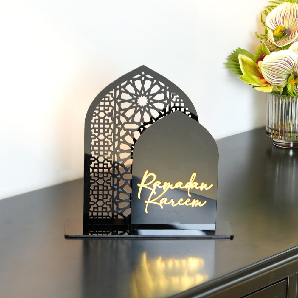 Islamic Hollow Pattern Acrylic Tabletop Decor (MAC404)