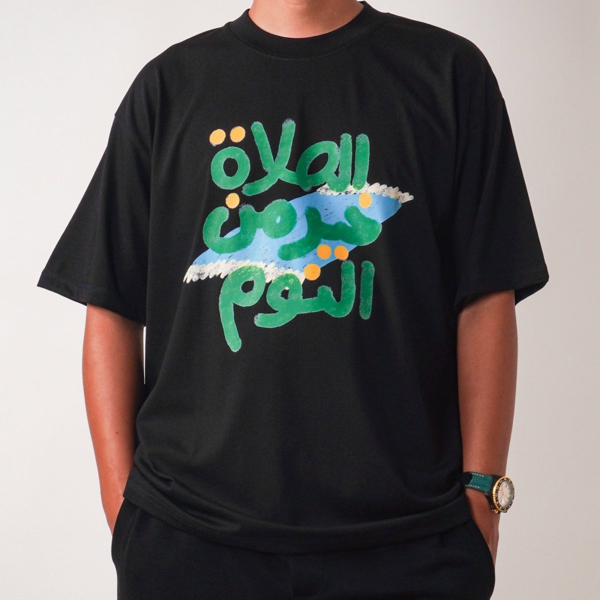 Islamic Style Artistic Design Short Sleeve T-Shirt Collection (MS182)
