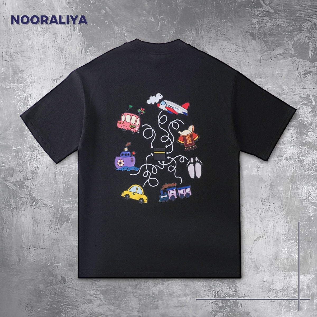 Islamic Style Artistic Design Short Sleeve T-Shirt Collection (MS182)