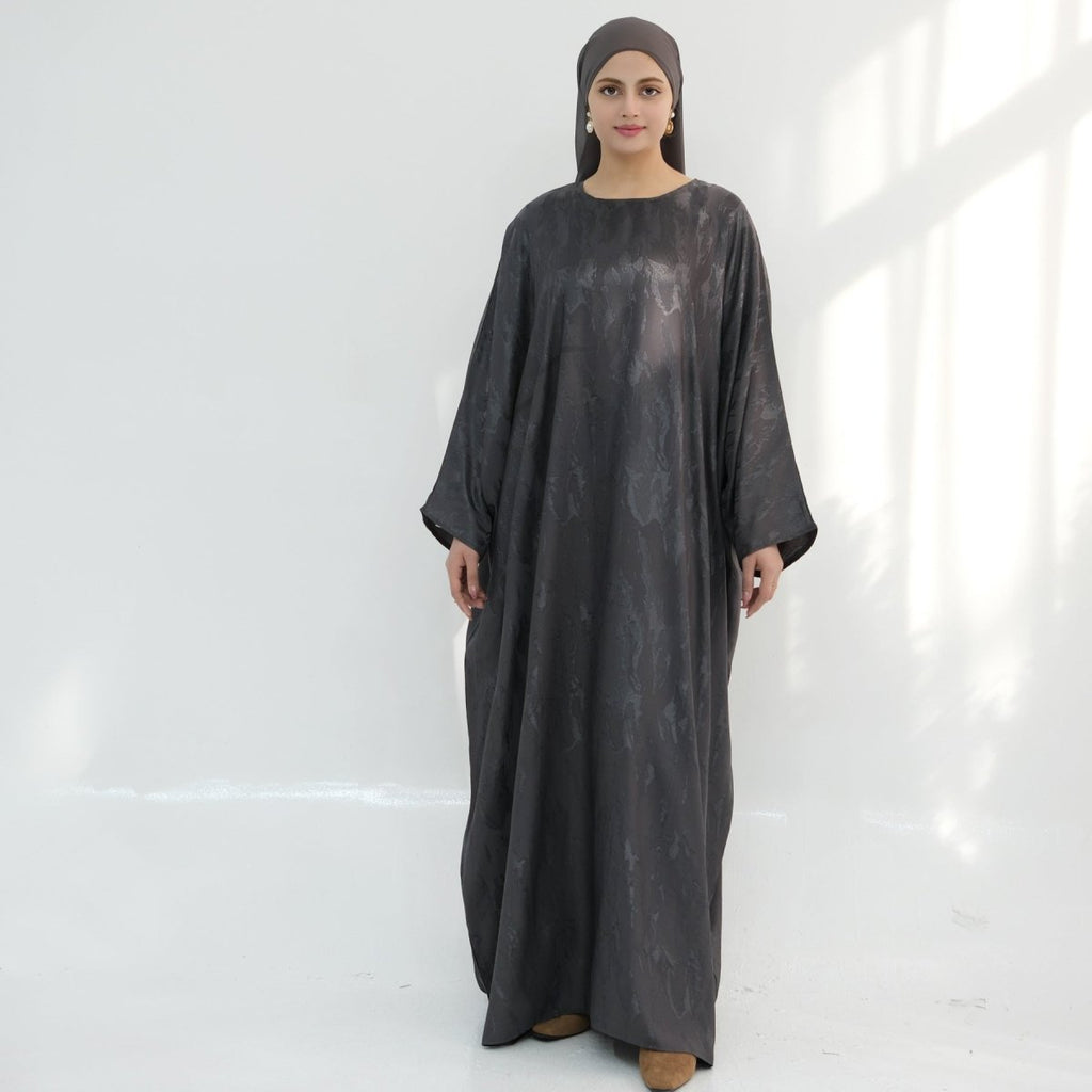 Jacquard Batwing Maxi Abaya(MA447)