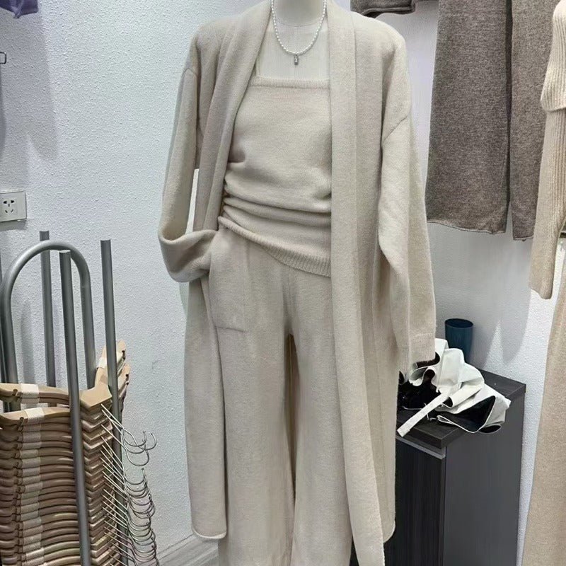 Lazy Style Three-Piece Knit Set(MS165)