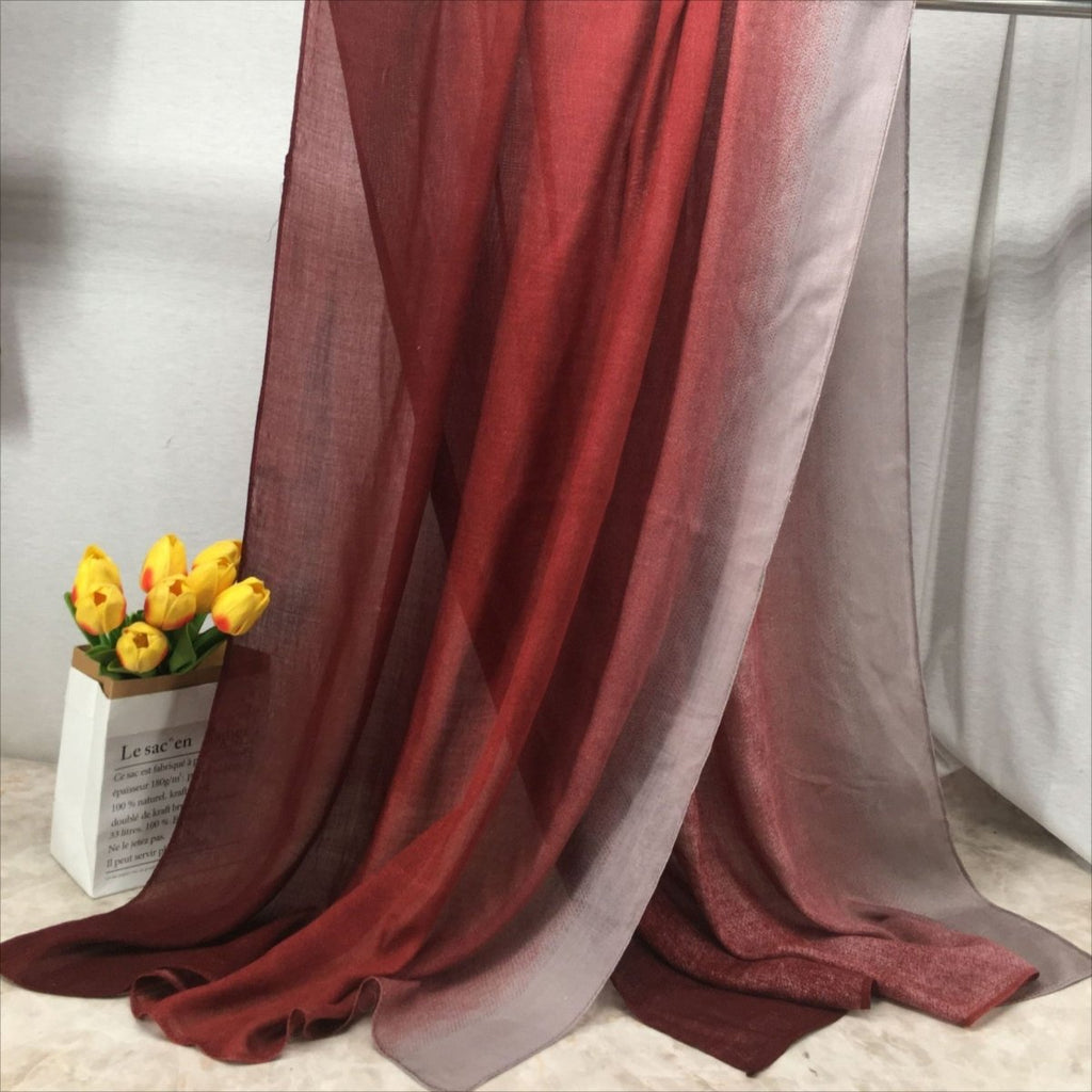 Lightweight Breathable Gradient Shawl Hijab (MH194)