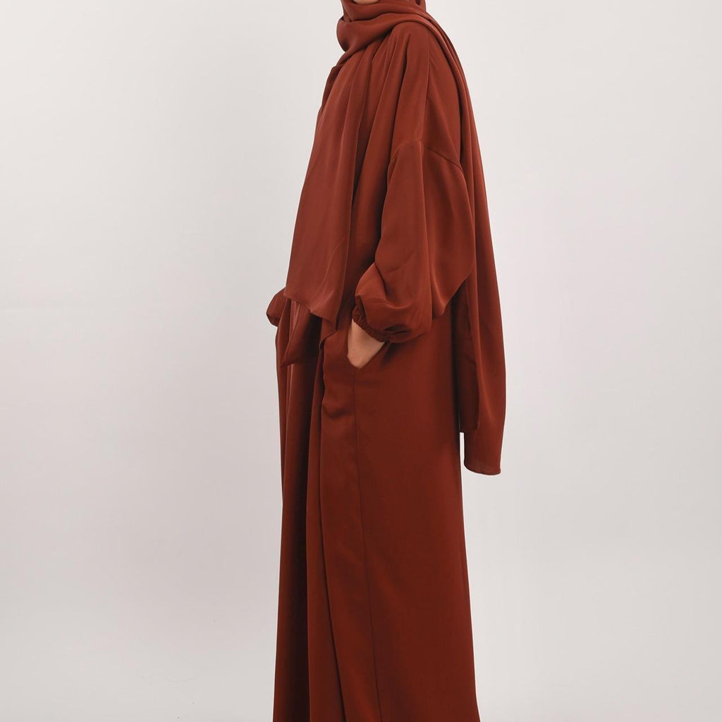 Hijab Attached Hoodie Abaya (MA001)