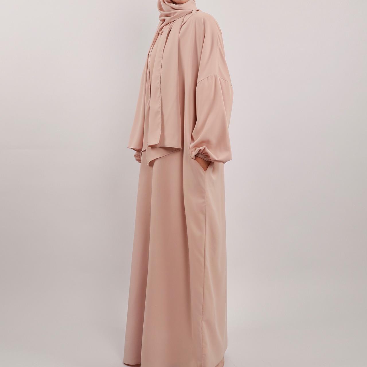 Hijab Attached Hoodie Abaya (MA001)