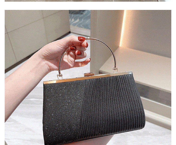 MAC040 Glitter Sequins Clutch Purses for Women