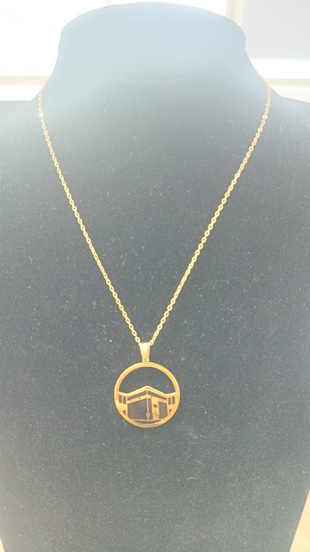 MAC111 Stainless Steel Masjid Pattern Necklace