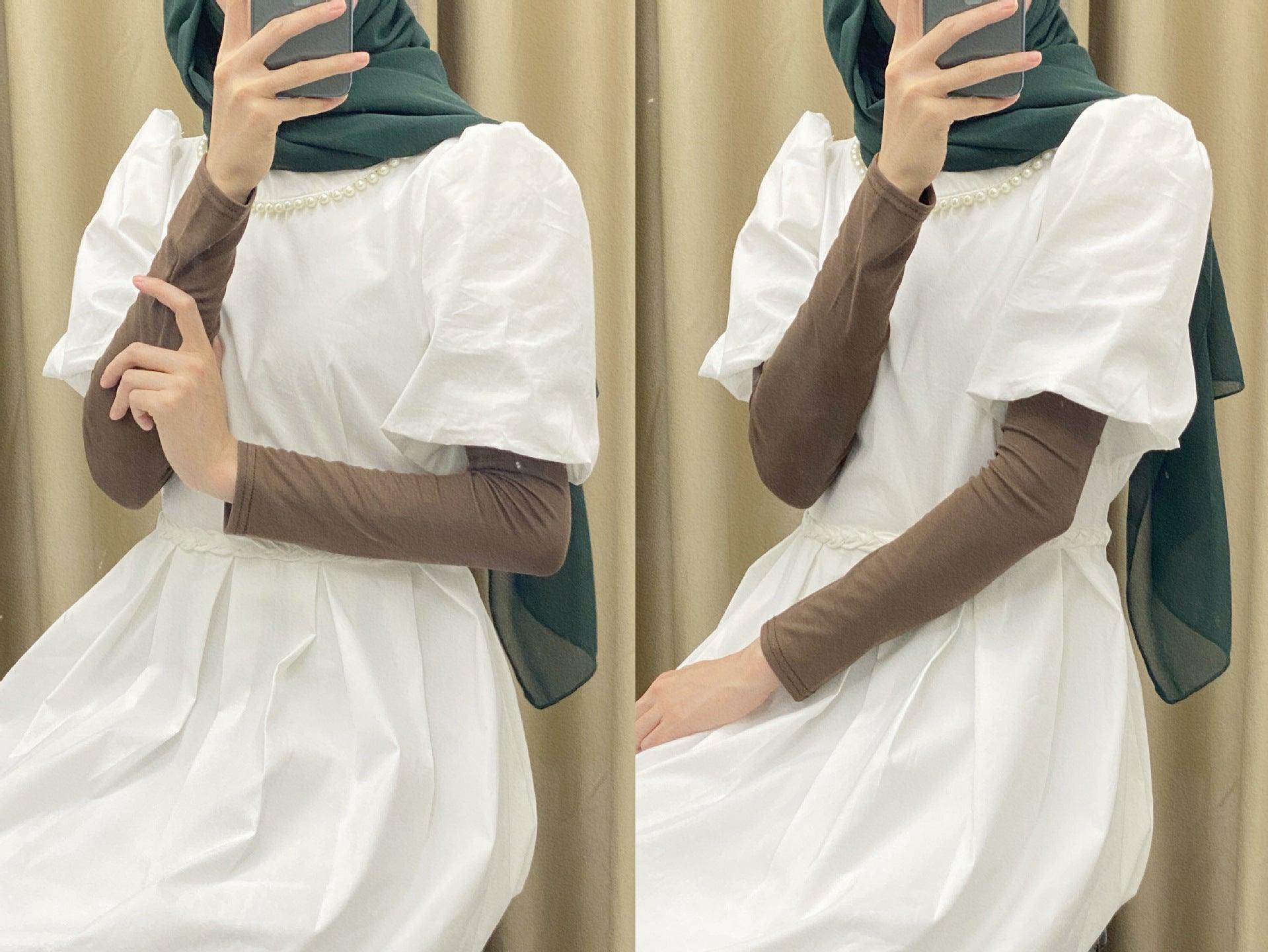 Solid Color Cotton Stretch Ice Sleeves(MAC120)