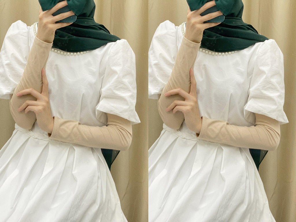 Solid Color Cotton Stretch Ice Sleeves(MAC120)