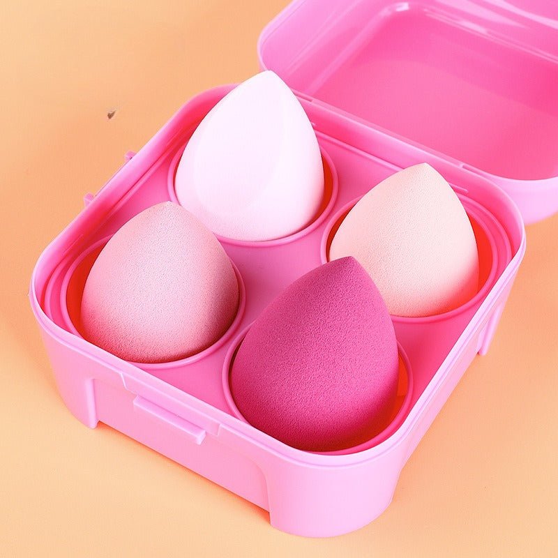 Makeup Sponge Set with Storage Case – 4/8-Piece Blender Kit for Foundation & Concealer (MMU039)