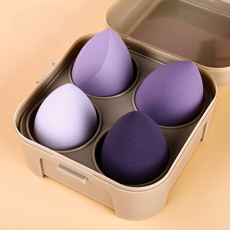 Makeup Sponge Set with Storage Case – 4/8-Piece Blender Kit for Foundation & Concealer (MMU039)