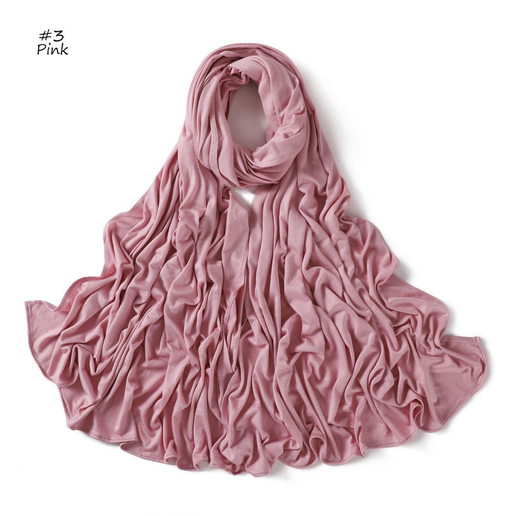 Breathable & Soft Mercerized Cotton Hijab Scarf(MH126)