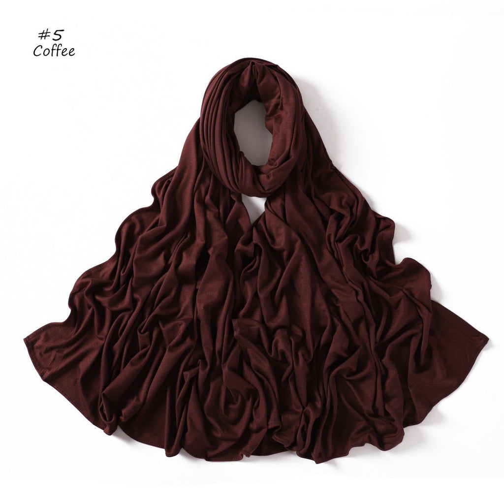 Breathable & Soft Mercerized Cotton Hijab Scarf(MH126)