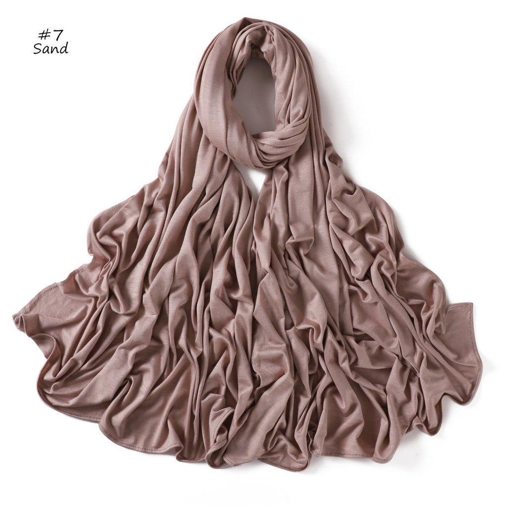 Breathable & Soft Mercerized Cotton Hijab Scarf(MH126)