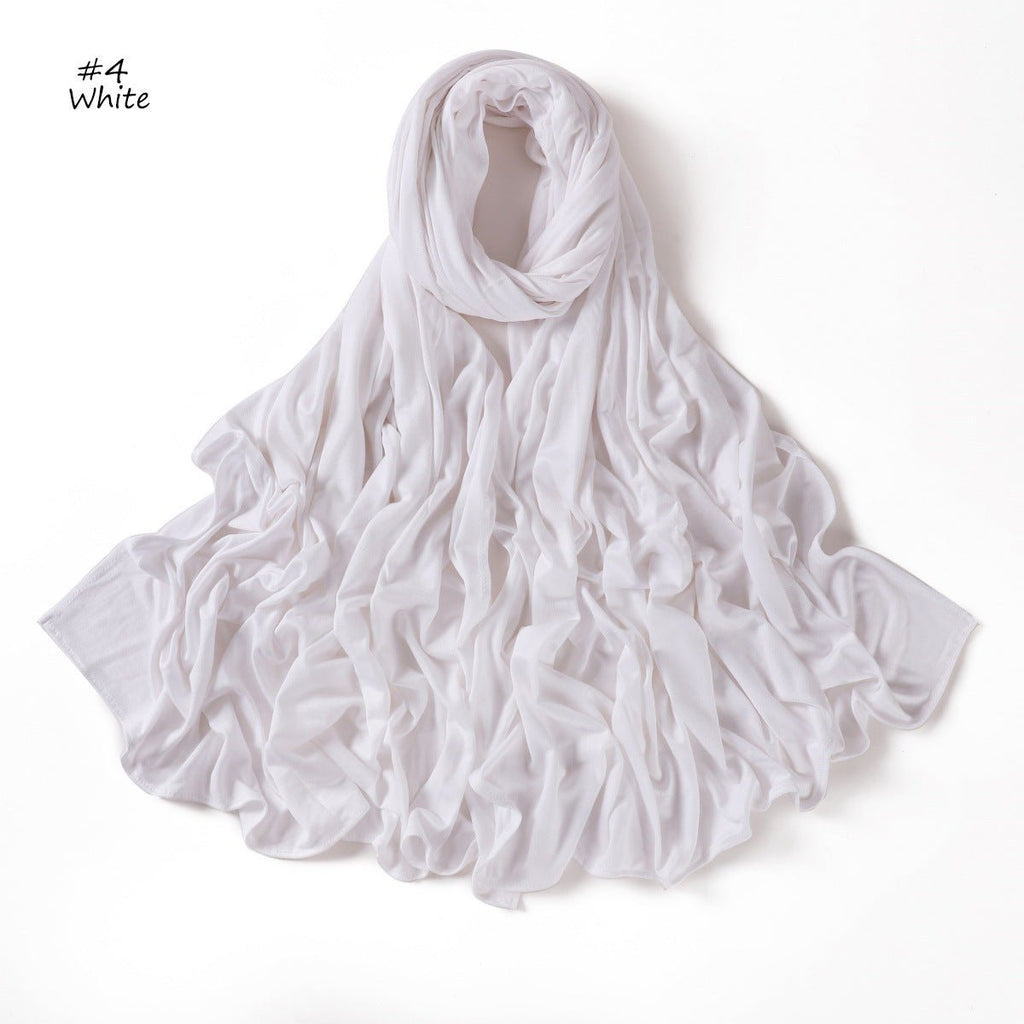 Breathable & Soft Mercerized Cotton Hijab Scarf(MH126)