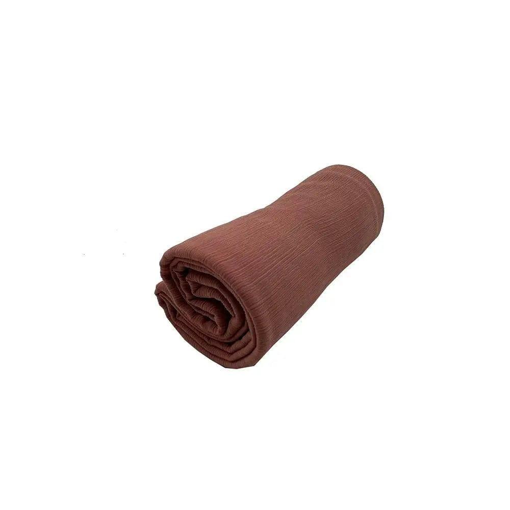 Crepe Scarf Crinkle Chiffon Hijab for Women Shawls Ripple Pleated (MH003)