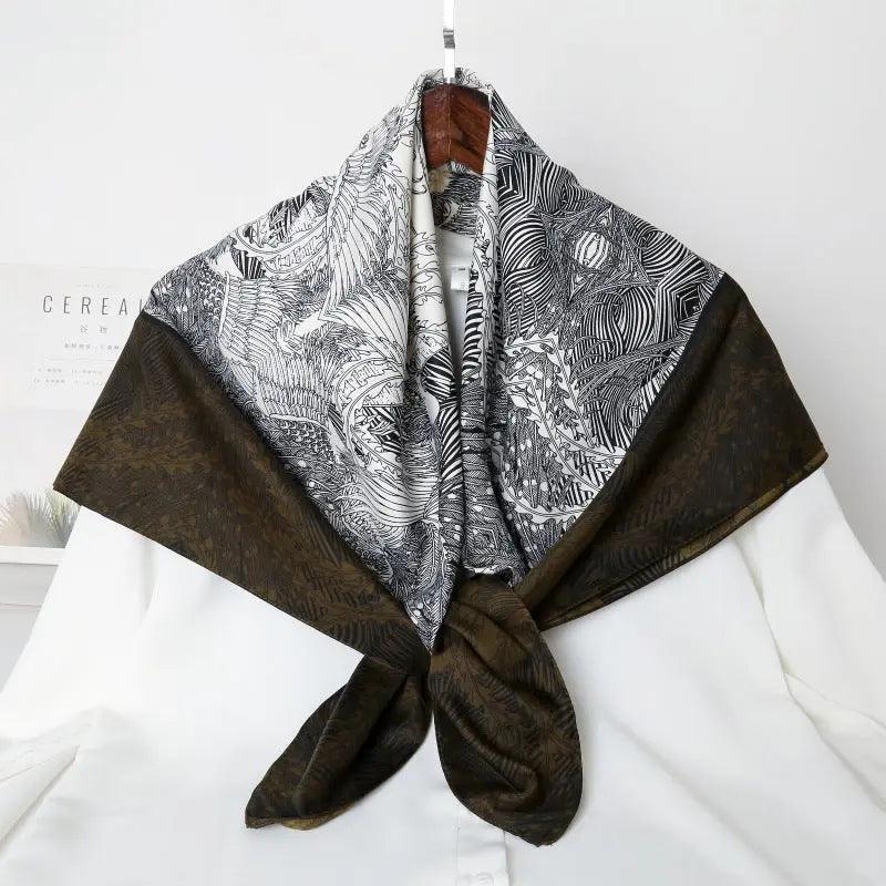 Scarf Fashion Print Hijab (MH026)