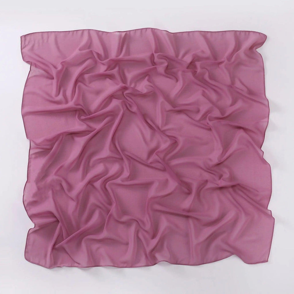 Pearl chiffon square hijab (MH028)