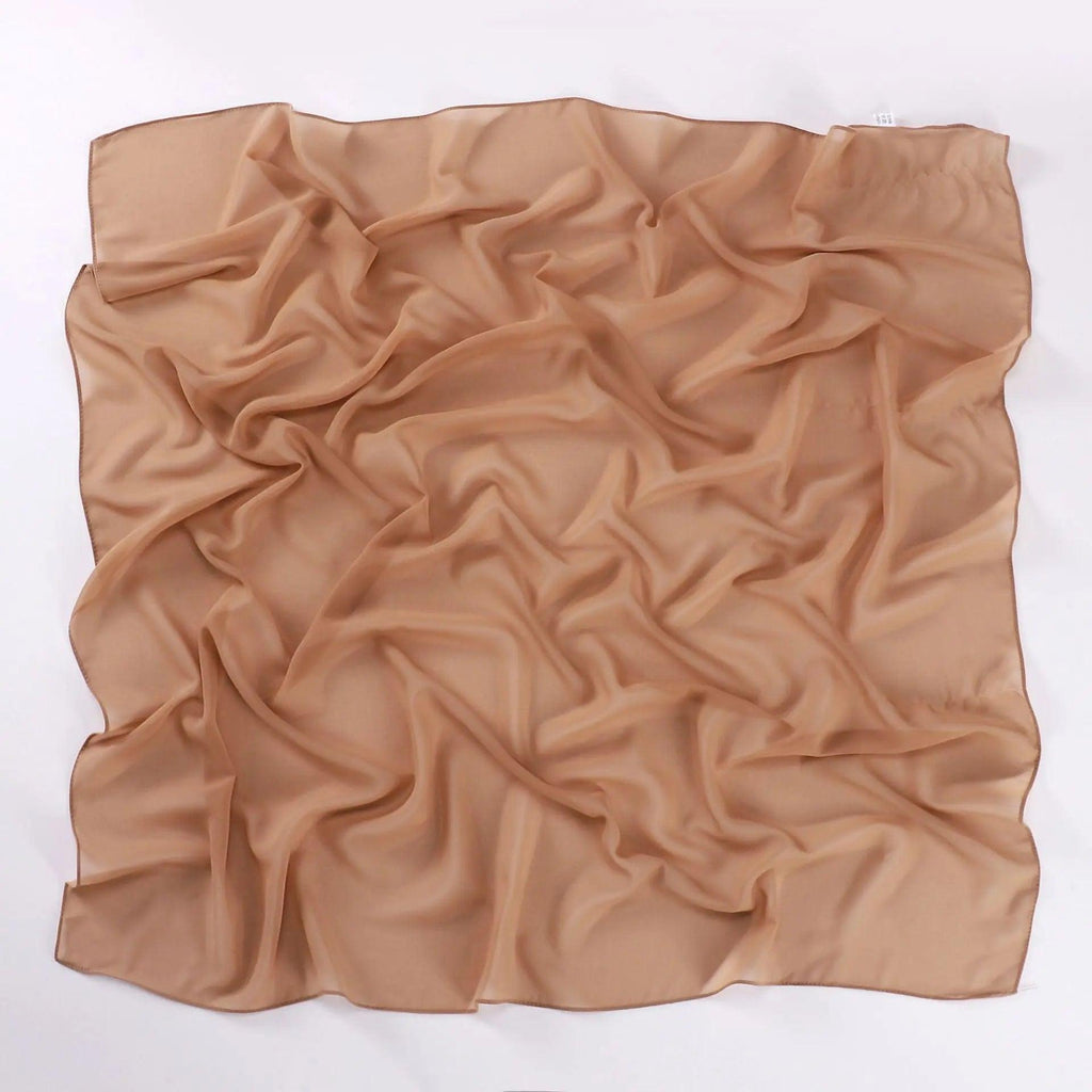 Pearl chiffon square hijab (MH028)