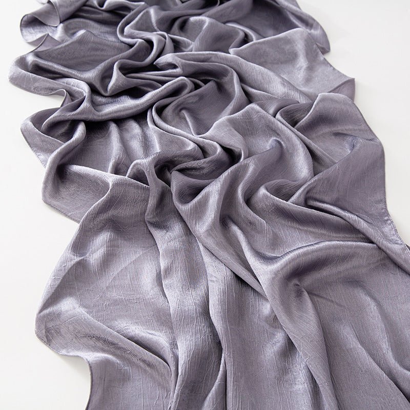 MH065 Bark Wrinkled Glossy Satin Imitation Silk