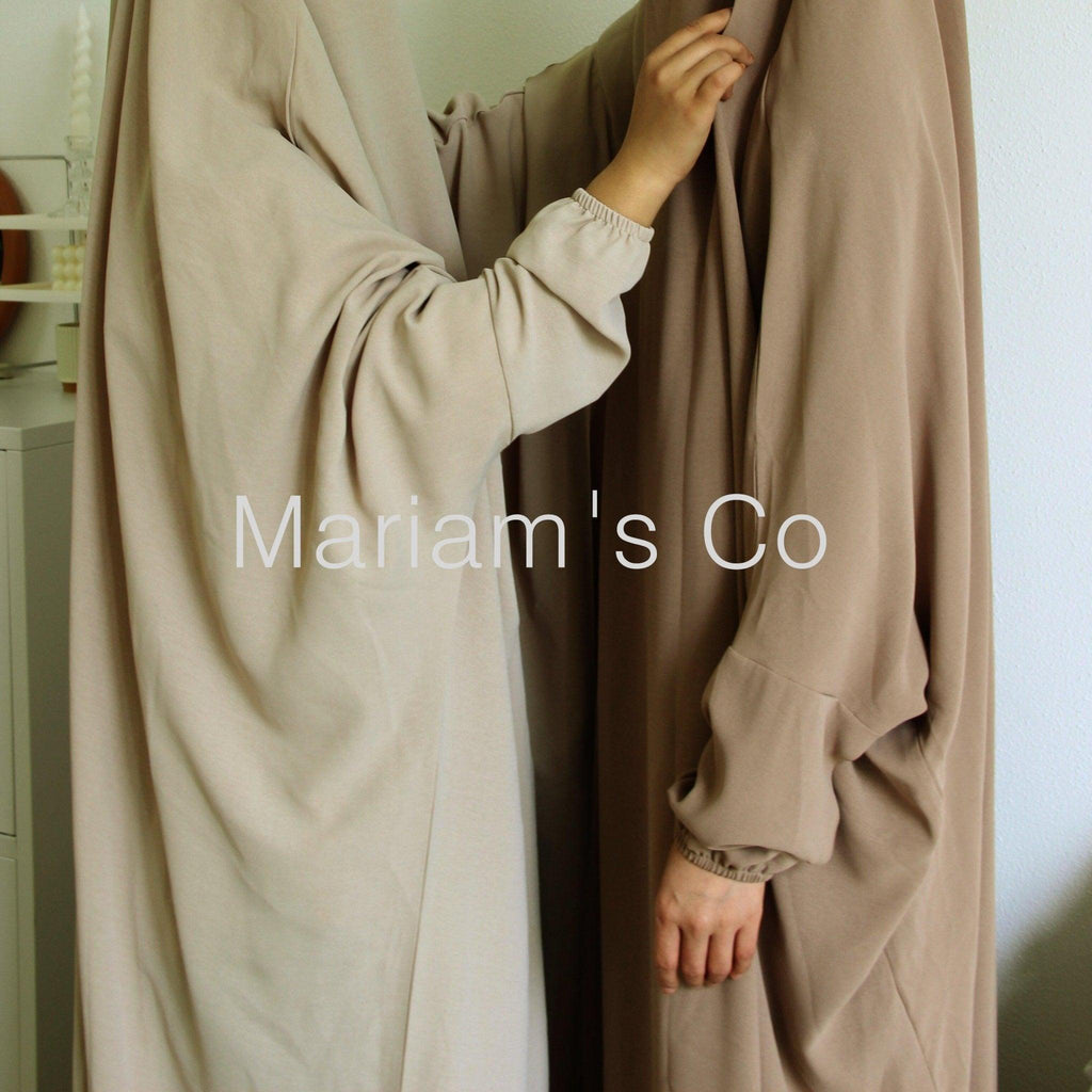 MJ0055 Viscose Niqab Attached 1-Piece Jilbab