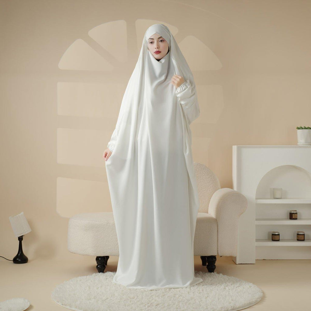 MJ0055 Viscose Niqab Attached 1-Piece Jilbab