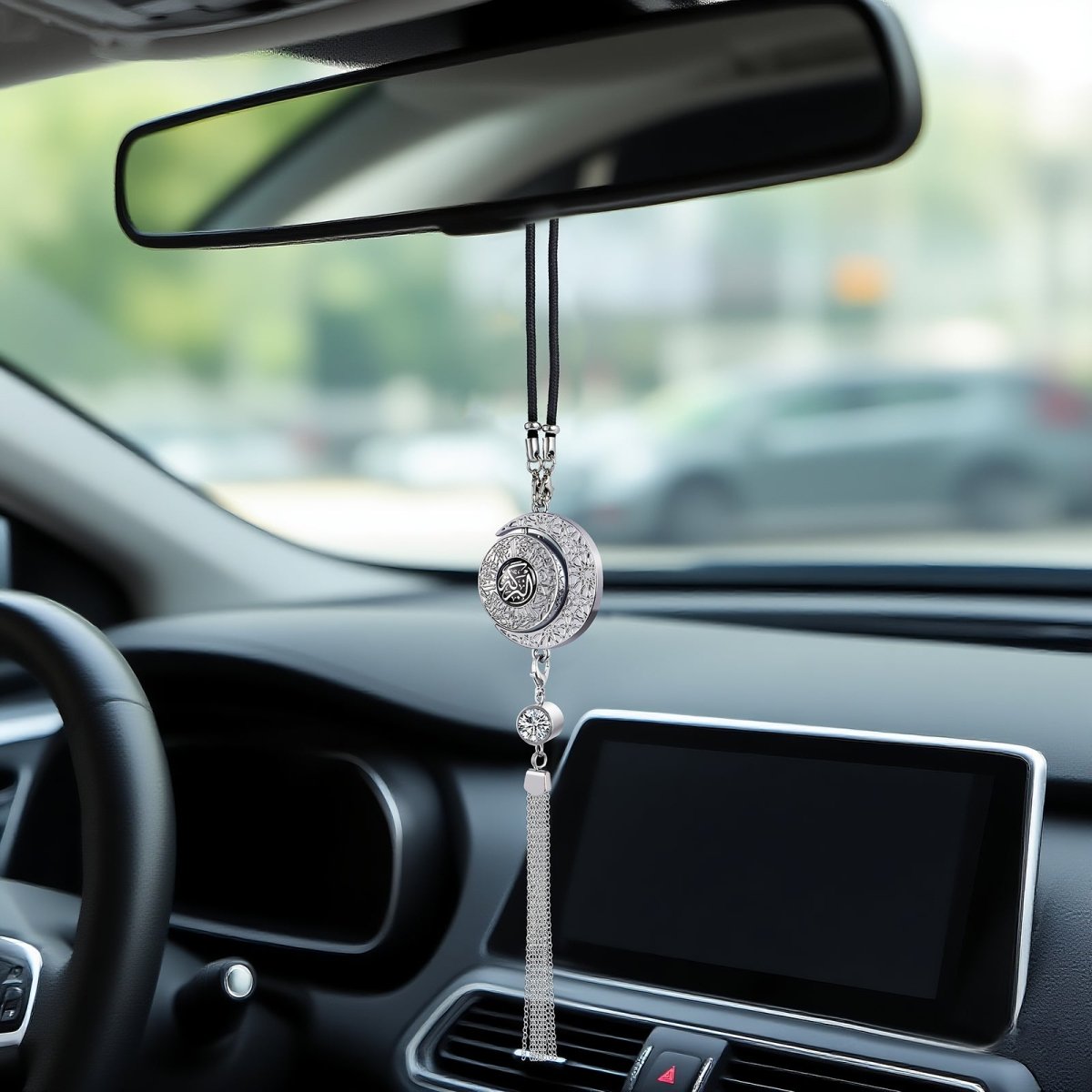 Islamic Hanging Car Accessory Made From Alloy | Quranic Ayat Car Hanging Ornament（MAC238）