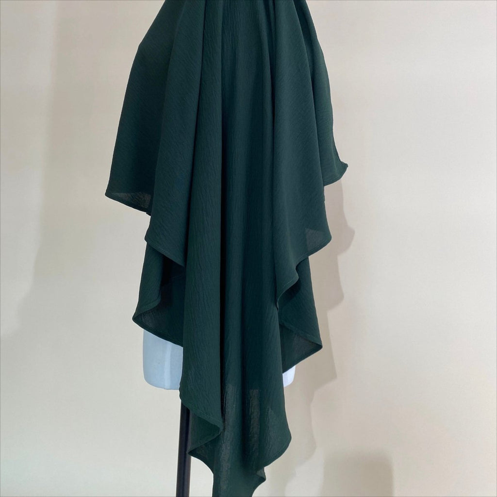 New Crepe 1-Layer Khimar | Soft Crepe Material Khimar (MK009)