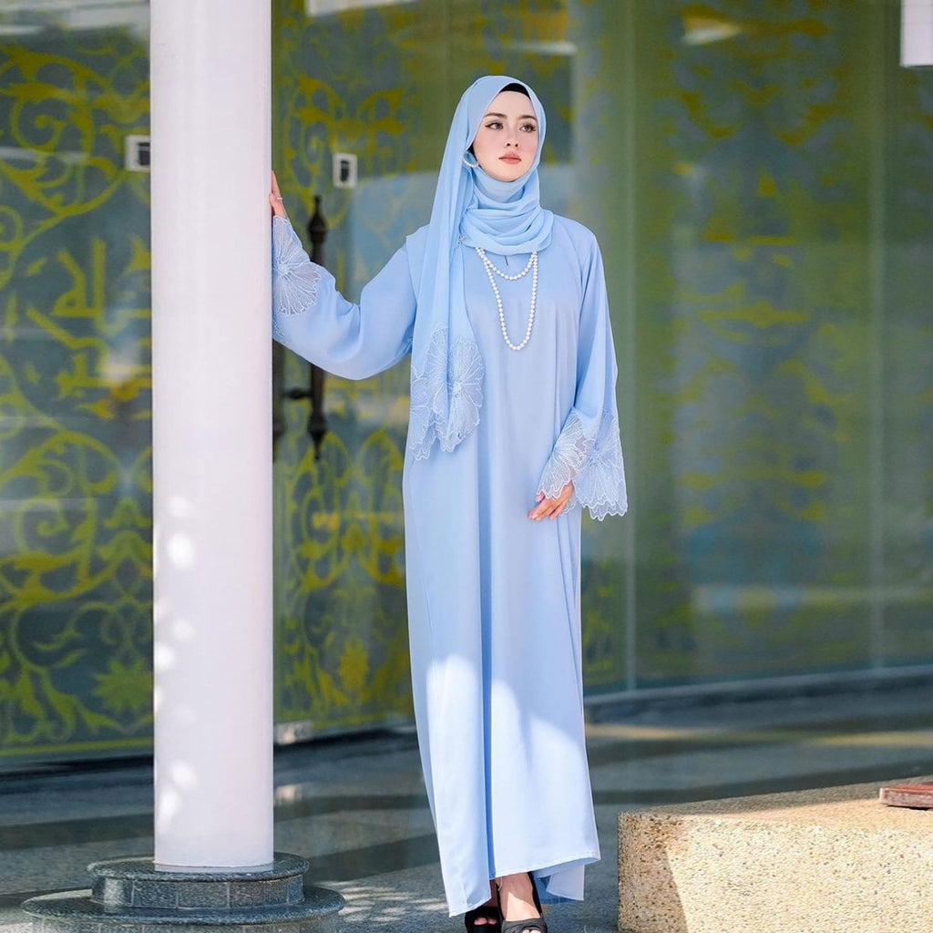 Prayer Abaya with Matching Hijab (MA396)