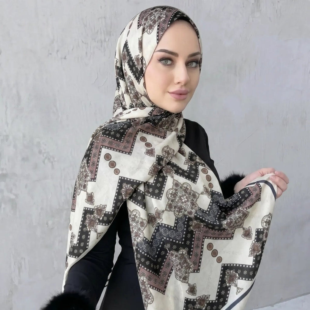 Printed Hijab Scarf(MH239)